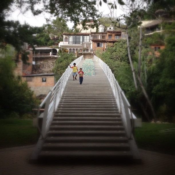 Art gallery interior in Puerto Vallarta's centro district displaying regional Mexican artwork