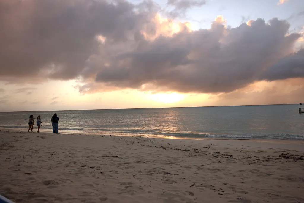 Saipan harbor and port area