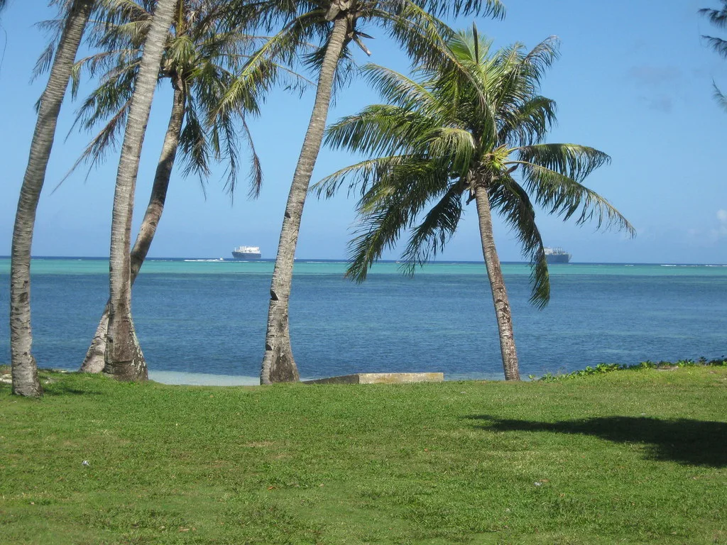 Street scene in Garapan, Saipan