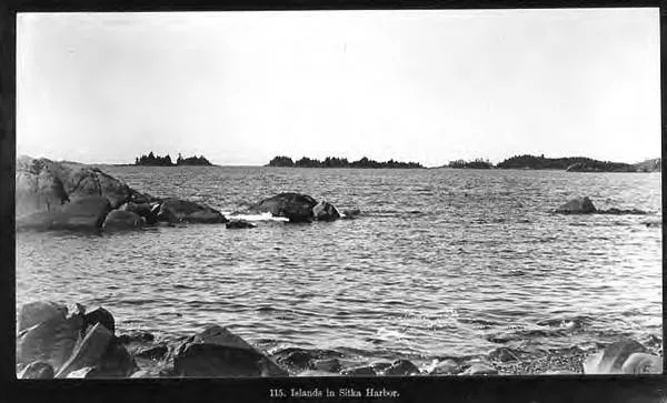 Waterfront scenery of Sitka, Alaska