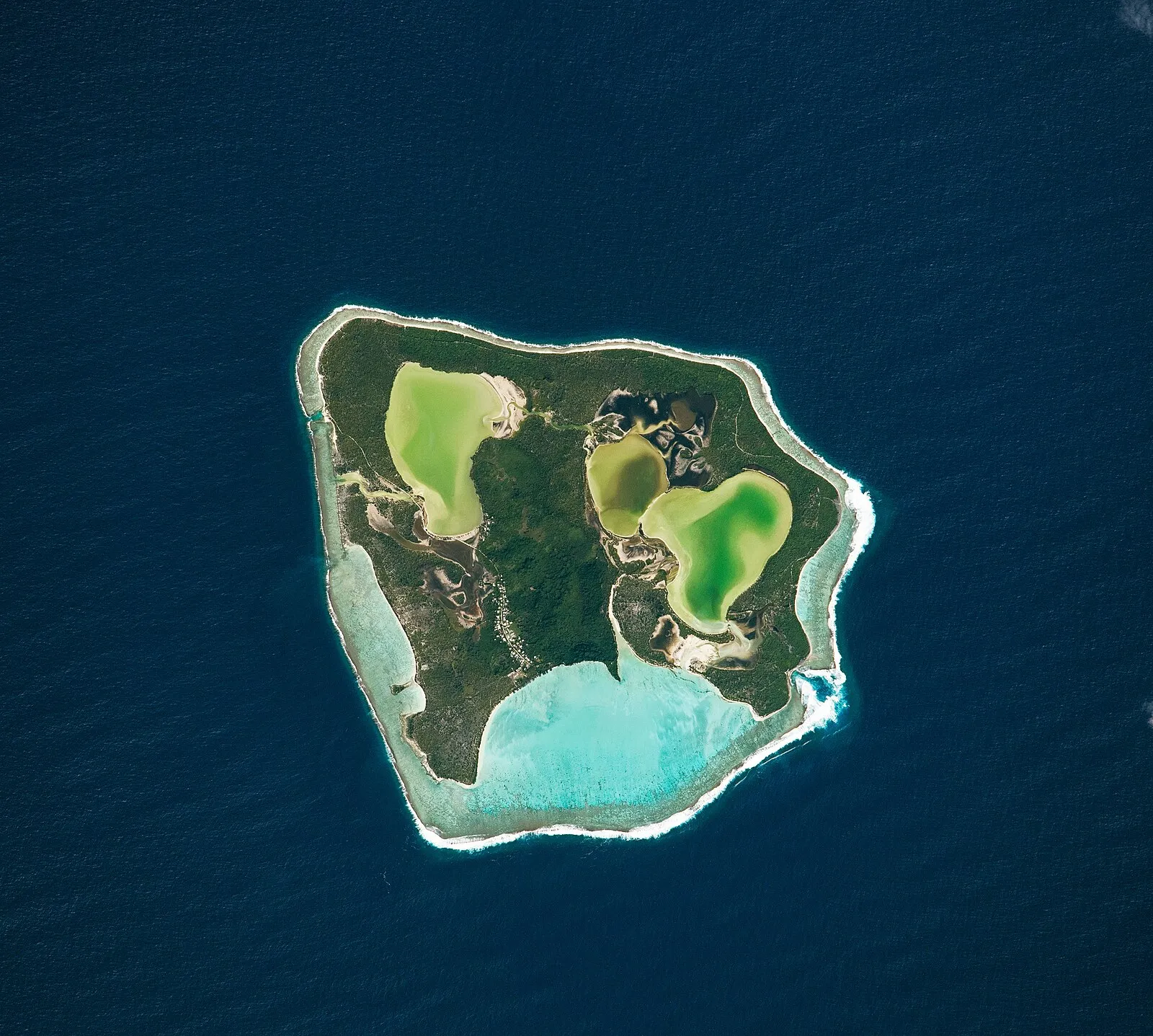 South Pacific panoramic view