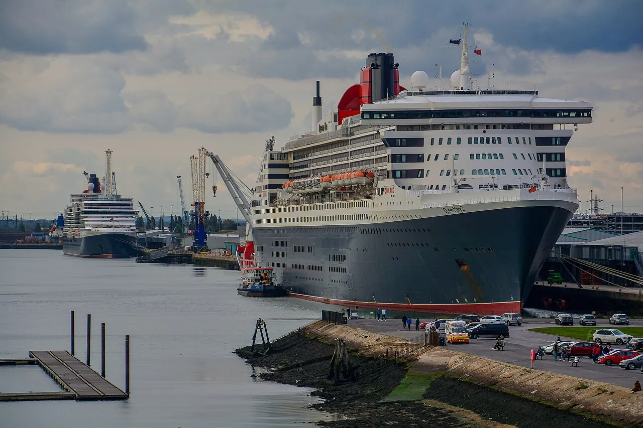Coastal landscape of Southampton, England