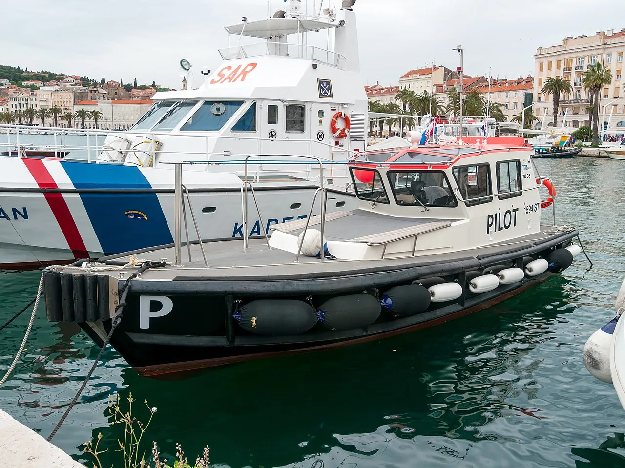 Port panorama of Split, Croatia