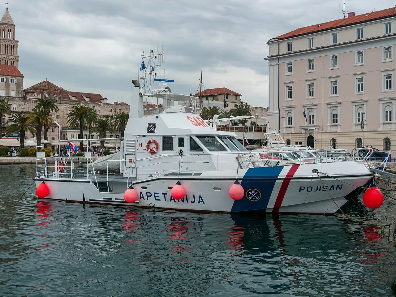Coastal landscape of Split, Croatia