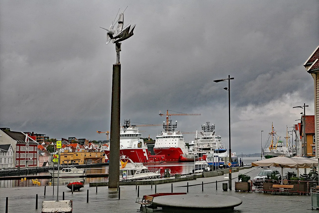 Stavanger harbor view