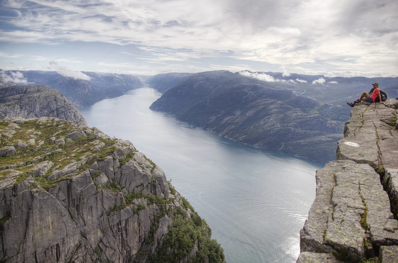 Colorful houses of Ovre Holmegate street in Stavanger showing vibrant painted facades