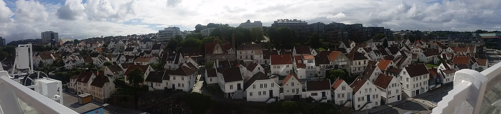 Stavanger Cathedral exterior showing medieval Romanesque stone architecture