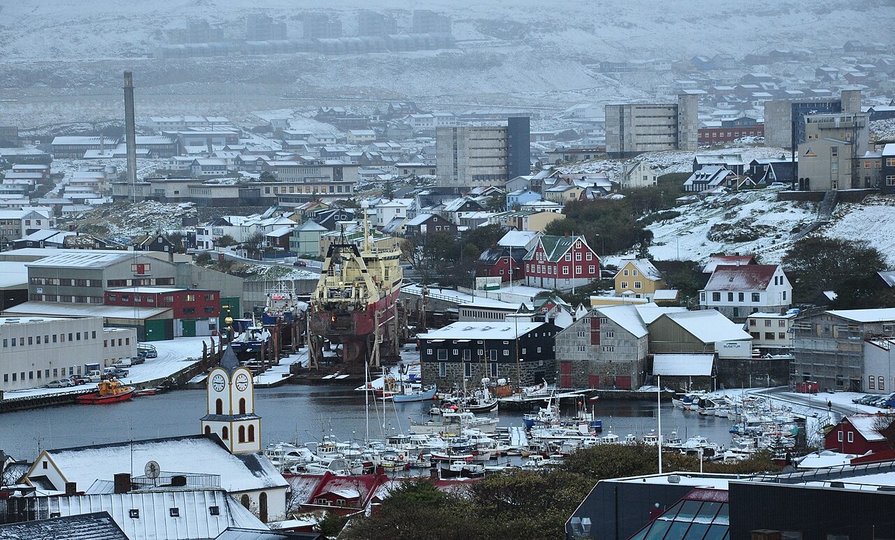 Panoramic view of Torshavn