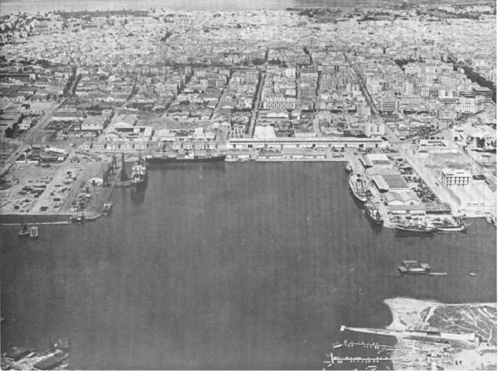 Coastal landscape of Tunis, Tunisia