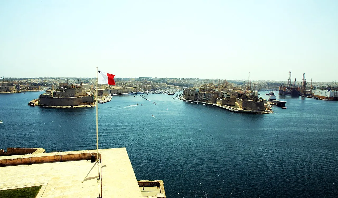 Valletta harbor view