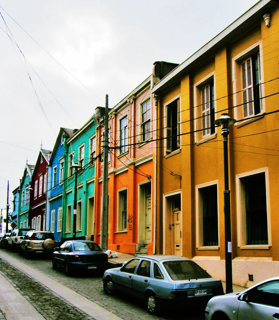 Valparaiso harbor and waterfront