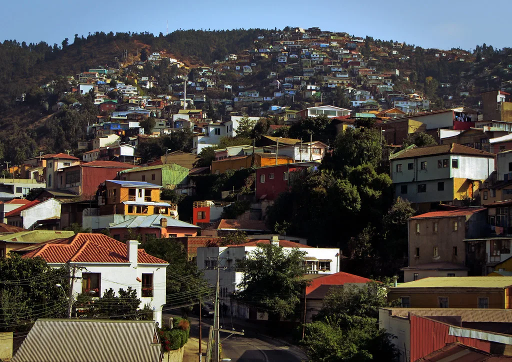 Panoramic view of Valparaiso