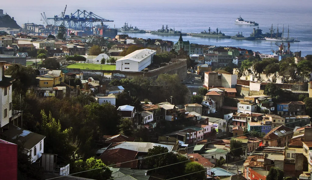 Street scene in Valparaiso