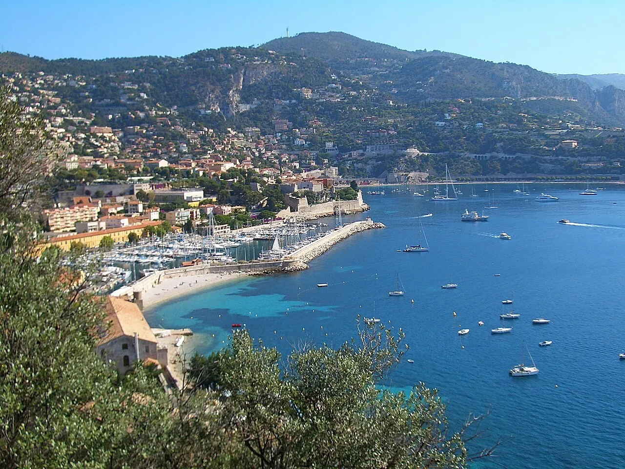 Villefranche panoramic view