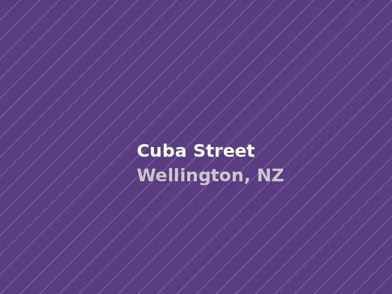 Cuba Street pedestrian mall with colourful buildings and the famous Bucket Fountain