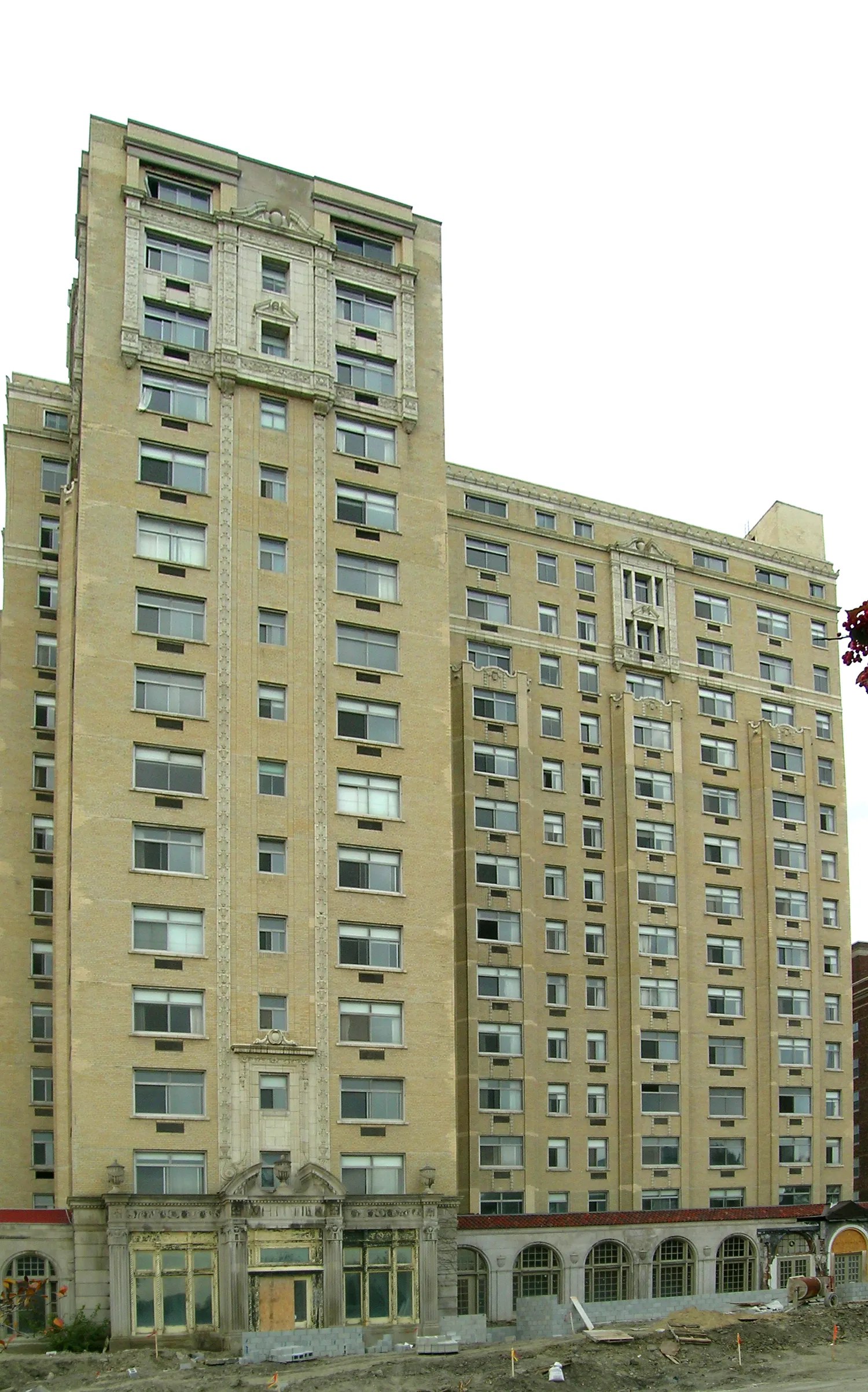 Begich Towers 14-story building where most of Whittier lives