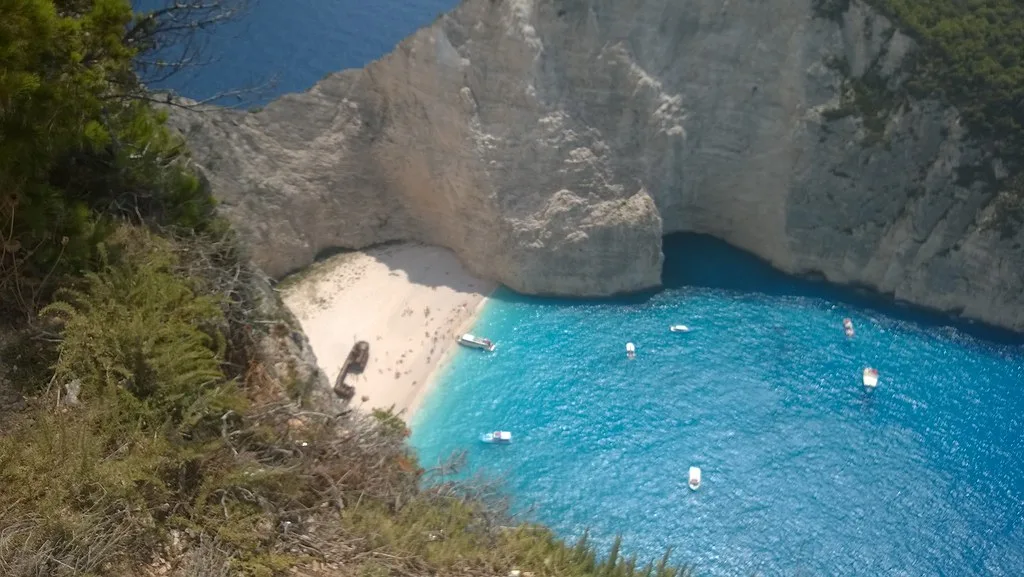 Street scene in Zakynthos