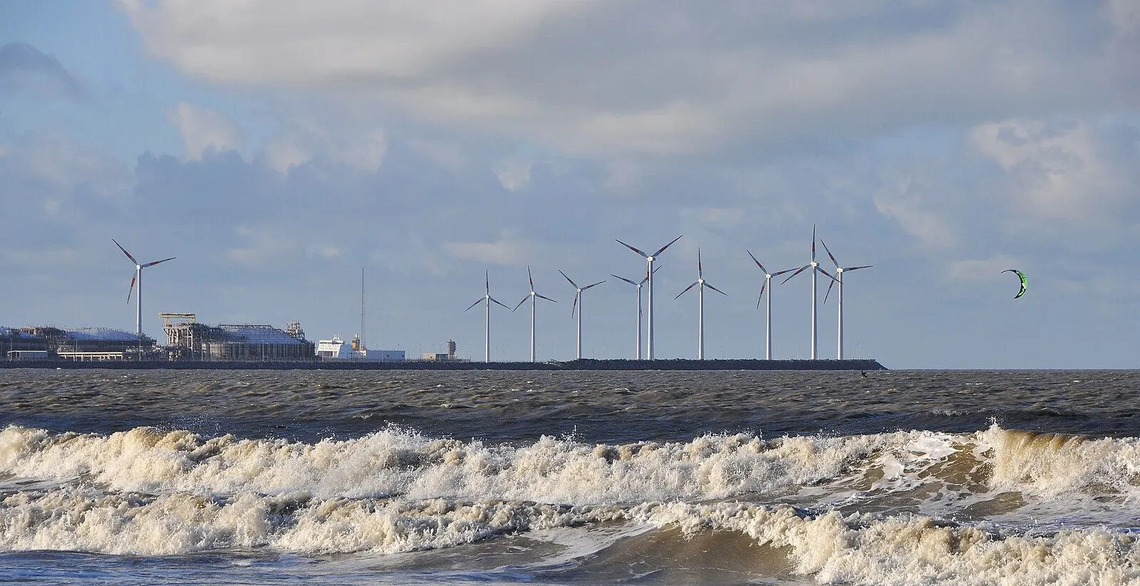 Zeebrugge panoramic view